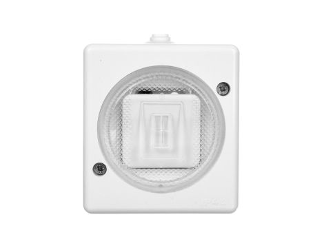 TROL Łącznik hermetyczny natynkowy pojedynczy IP44 biały 100401