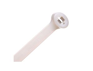 Opaska kablowa 220x7,5 biała 2-LOCK zęby stalowe BMBT2275 /100szt./
