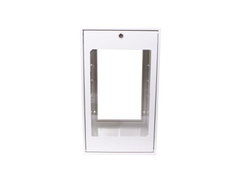 Szafa RACK 19 cali 6U 600x400mm IP30 RAL7035 (drzwi przeszklone) SZW Simple SZWS-19-6U-40-DS 19-8008SZWS-19-6U-40-DS
