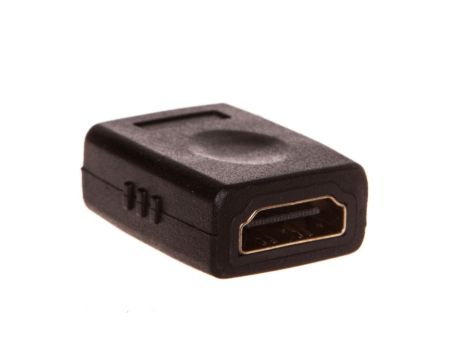 Adapter HDMI Highspeed 2.0 z Eth. Typ HDMI A/HDMI A, Ż/Ż czarny AK-330500-000-S