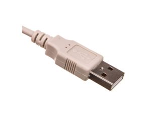 Kabel połączeniowy USB 2.0 Typ USB A/USB B, M/M beżowy 1,8m AK-300102-018-E