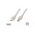 Kabel połączeniowy USB 2.0 Typ USB A/USB B, M/M beżowy 3m AK-300102-030-E