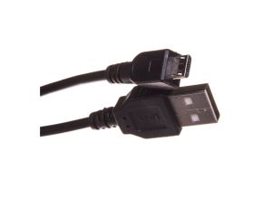 Kabel połączeniowy microUSB 2.0 Typ USB A/microUSB B, M/M czarny 1,8m AK-300127-018-S