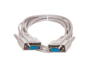 Kabel połączeniowy RS232 1:1 Typ DSUB9/DSUB9, Ż/Ż beżowy 2m AK-610106-020-E