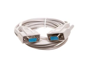 Kabel połączeniowy RS232 1:1 Typ DSUB9/DSUB9, Ż/Ż beżowy 3m AK-610106-030-E