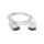 Kabel połączeniowy RS232 1:1 Typ DSUB9/DSUB9, M/M beżowy 2m AK-610107-020-E