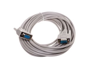 Kabel przedłużający RS232 1:1 Typ DSUB9/DSUB9, M/Ż beżowy 10m AK-610203-100-E