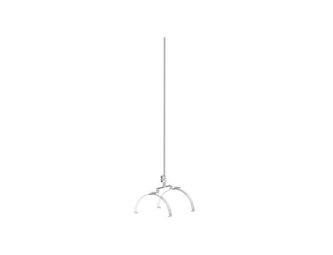 Iglica gąsiorowa podwójna fi 12mm aluminiowa 71.15 AL /1.5m/ /97101509/