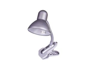 Lampka biurkowa max 10W LED E27 IP20 II klasa SUZI HR-60-SR srebrny 07150