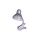 Lampka biurkowa max 10W LED E27 IP20 II klasa SUZI HR-60-SR srebrny 07150