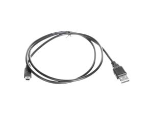 Kabel połączeniowy miniUSB 2.0 /Canon/ Typ USB A/miniUSB B(5pinów), M/M czarny 1,8m AK-300130-018-S
