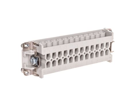Wkład złącza 24P+PE żeński 16A 500V EPIC H-BE 24 BS 10205000