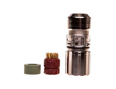 Zestaw kompletny 12 stykowy żeński /obudowa wtyczki + wkład/ EPIC KIT M23 D6 12-POL FEMALE 75009702