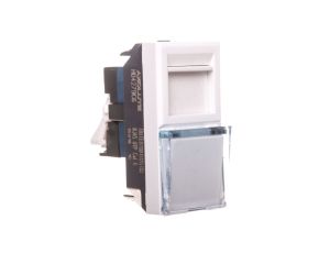 AXOLUTE Gniazdo komputerowe pojedyncze RJ45 białe HD4279C6