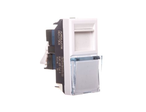 AXOLUTE Gniazdo komputerowe pojedyncze RJ45 białe HD4279C6