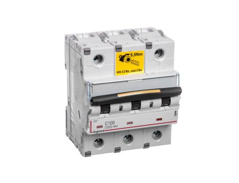 Wyłącznik nadprądowy 3P C 100A 16kA AC 10/ S313 DX3 409281