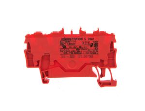 Złączka szynowa 3-przewodowa 1,5mm2 czerwona 2001-1303 TOPJOBS /100szt./