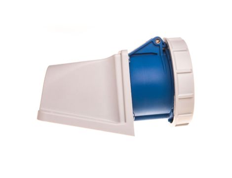 Gniazdo stałe 32A 5P 230V niebieskie IP67 1252-9v