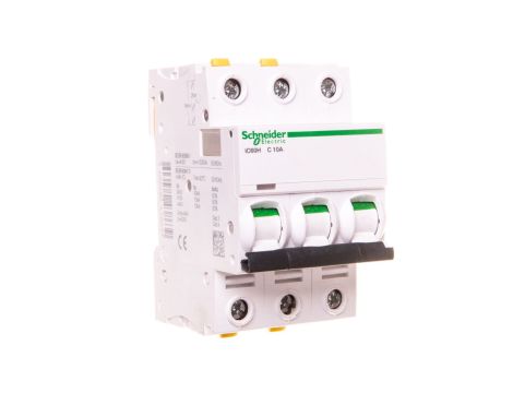 Wyłącznik nadprądowy 3P C 10A 10kA AC iC60H-C10-3 A9F07310