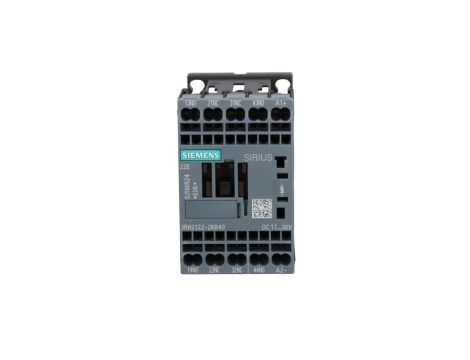 Stycznik pomocniczy 2Z 2R cewka 24V DC 0.7..1.25Us z diodą tłumiącą S00 bez możliwości montażu styków sprężynowe 3RH2122-2KB40
