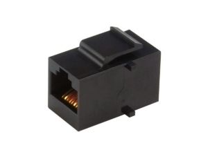 Łącznik modularny keystone czarny 2xRJ45 8P8C kat.5e nieekranowany UTP ALANTEC