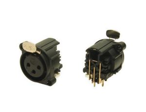 Złącza XLR 3 -pinowe Montaż na płytce drukowanej XLR Żeński