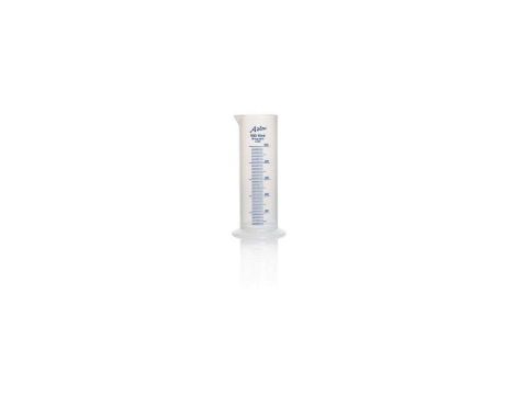 Cylinder miarowy 500ml PP średnica 54mm podziałki Tak 218.0 x 66.0mm RS PRO