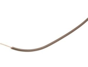 Przewód montażowy 0,5 mm Brązowy RS PRO PVC 20 AWG dł. 500m 1/0,8 mm