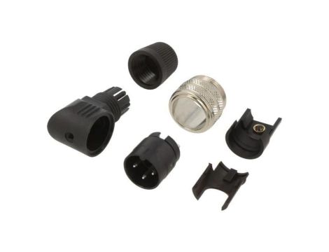 Złącze M16 wtyk męskie lutowanie na przewód PIN 3 7A 150V 09 0135 72 03