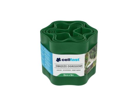 OBRZEŻE OGRODOWE ZIELONE 15CM*9M