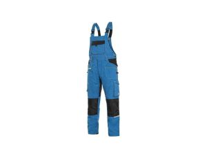 SPODNIE CXS OGRODNICZKI STRETCH NIEBIESKO-CZARNE ROZMIAR 54