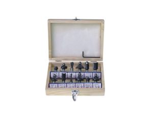 Zestaw 12 frezów kształtowych z węglikiem