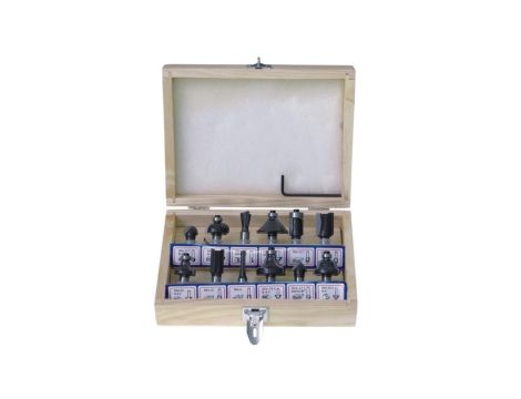 Zestaw 12 frezów kształtowych z węglikiem