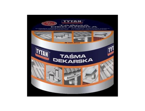 TAŚMA USZCZELNIAJĄCA DEKARSKA 15CM*10MB SREBRNA/ALUMINIOWA