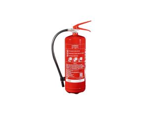 Gaśnica proszkowa GP6x 6kg ABC/E MOBIAK z wieszakiem, certyfikaty CE, BSI, CNBOP, EN3, MED, MPA