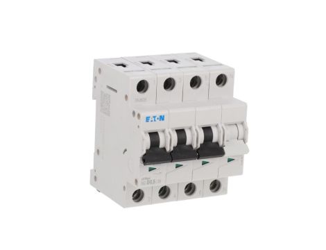 Wyłącznik nadprądowy 3P+N D 0,5A 15kA AC FAZ-D0,5/3N 278982