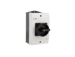 Rozłącznik 40A 3P 1Z+1R w obudowie IP65 z blachą EMC czarna rączka z blokadą P1-40/I2H/MBS/SVB-SW/HI11 199920