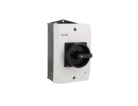 Rozłącznik 40A 3P 1Z+1R w obudowie IP65 z blachą EMC czarna rączka z blokadą P1-40/I2H/MBS/SVB-SW/HI11 199920
