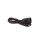 Przedłużacz 1-gniazdowy euro, 3m, 2x1,0mm OWY czarny / 05662
