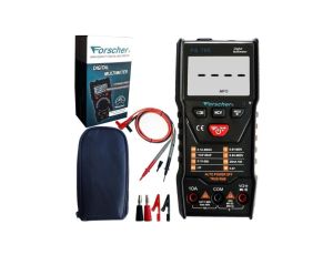 Miernik uniwersalny z pomiarem True RMS multimetr cyfrowy z wyświetlaczem LCD FORSCHER FS705