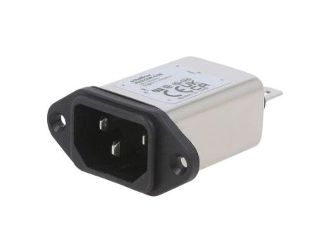 Złącze zasilające AC męskie 6A 250VAC -2585C 1,6mH FN9233R-6-06