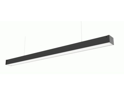 Oprawa liniowa zwieszana LED line PRIME FUSION czarna 40W 4000K 130lm/W 5200lm IP20 5 lat gwar.