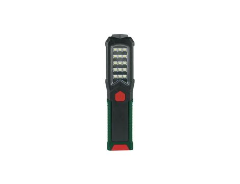 Naświetlacz akumulatorowy LED 400lm, 6500K, 1800MAh, 3 tryby + magnes, ziel-czar / 47109