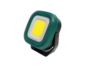 Latarka akumulatorowa Campino square 10W, 1000lm, 6500K, 2000MAhm, magnes, zielona / 47112