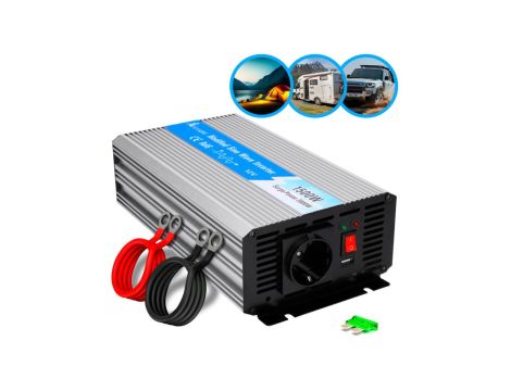 Przetwornica napięcia samochodowa 12V, 1500W modyfikowany sinus Extralink OPIM-1500W