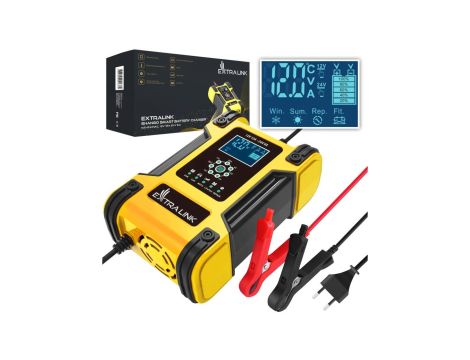 Prostownik 100 - 240VAC, 12V 12A, 24V 6A Extralink Shango Smart Battery Charger
