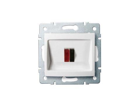 Kanlux Mowion LOGI 02-1450-002 biały Gniazdo głośnikowe pojedyncze