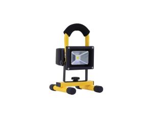 Naświetlacz akumulatorowy roboczy SPOT 10, LED, 7W, 600lm, 5700K, 2200mAh IP44, żółta / 11477