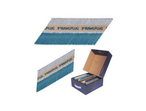 Gwoździe do drewna 3,1x90mm ocynkowane, pierścieniowe na papierze 2200 sztuk do gwoździarki WW90II Rawlplug SPG-DRG-3190
