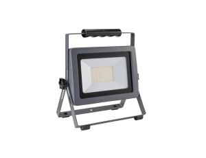 Naświetlacz FLARE 70W LED 5950lm 6500K, IP65, przewód gumowy 1,5m srebrna / 47010